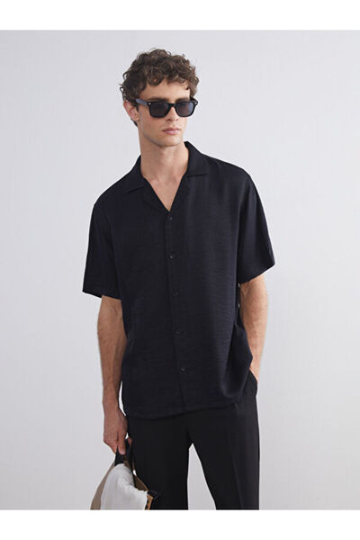 LC Waikiki Regular Fit Resort Collar Short Sleeve Men's Shirt