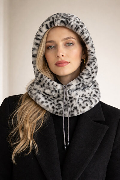 Şirin Giyim Aksesuar Yumoş Balaklava Furry Plush - Căciulă tip beanie cu gule...