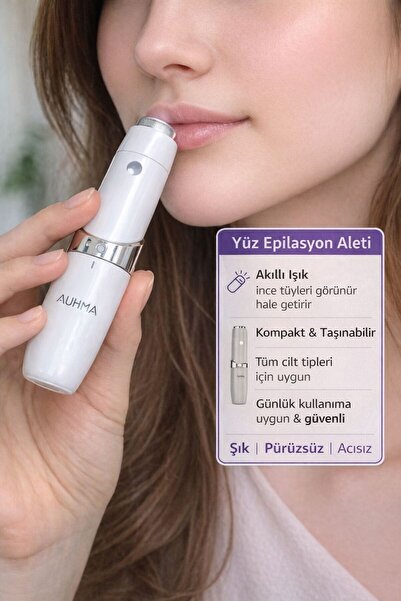MEMİTA Yüz epilasyon cihazı şık pürüzsüz ve acısız kadınlar için etkili hassa...