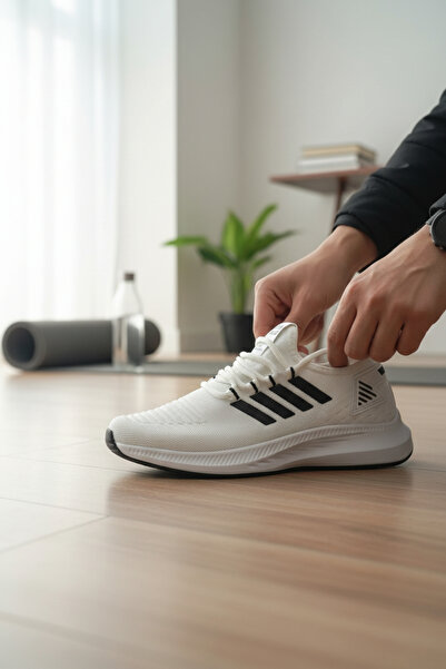 enoch Orthopedic Ultra Light Striped Mesh Sock Sneaker Sports Shoes