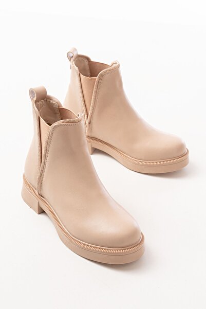 Zerenyus Exi̇n-02-02 Premium Nut Stone Accessory Elastic Daily Women's Boots