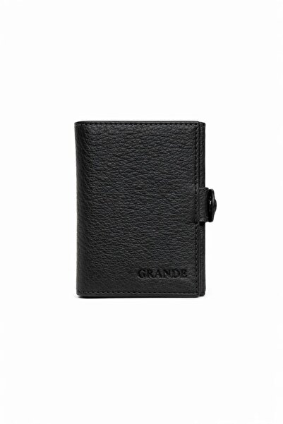 Grande Original Leather 3-Fold Folding Paper and Coin Compartment Multi-Usefu...