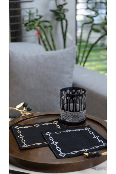 Leoinart Clef Cocktail Coffee Presentation Napkin
