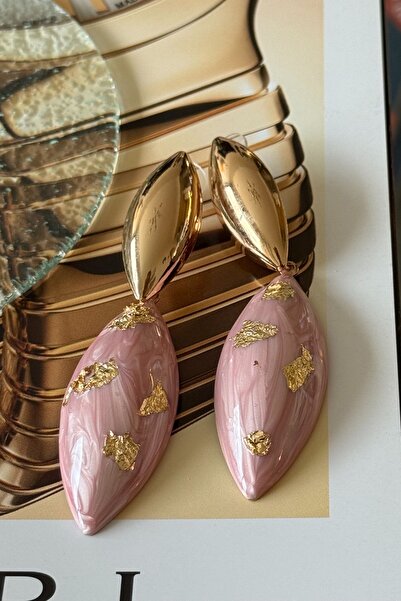 Trendy Butik Vip Powder Pink Dangle Earrings