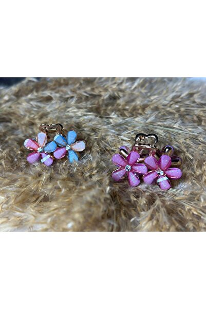 Rojmix Crystal Stone Flowered Pegs with 2 Buckles