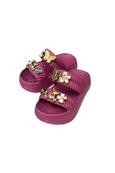 Sonimix Детски сандали с камъни и мека подметка с ремъци