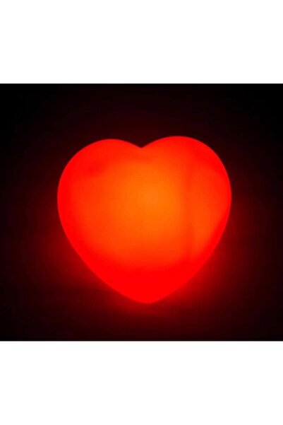 mykhediyevesanatatölyesi Kalp Şeklinde LED Gece Lambası Pilli Romantik Dekora...