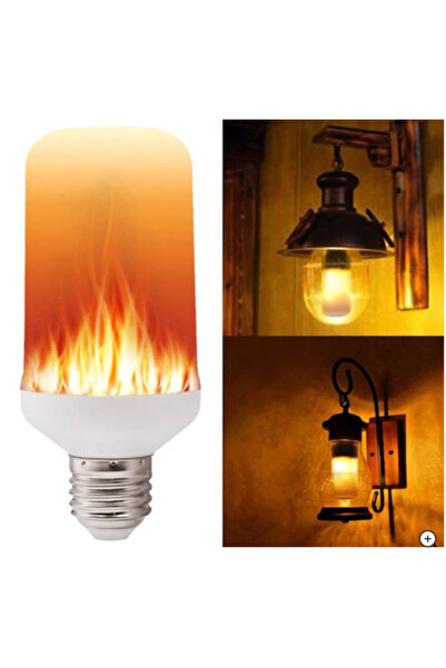 LEDREYON Alev Efektli Animasyonlu Led Ampul E-27 Duy