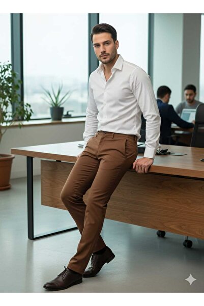 ayza butik Erkek Esnek Rahat Kalite Kumaş Pantalon