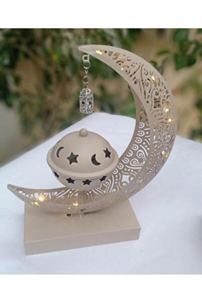 Generic مبخرة معدنية أنيقة على شكل هلال