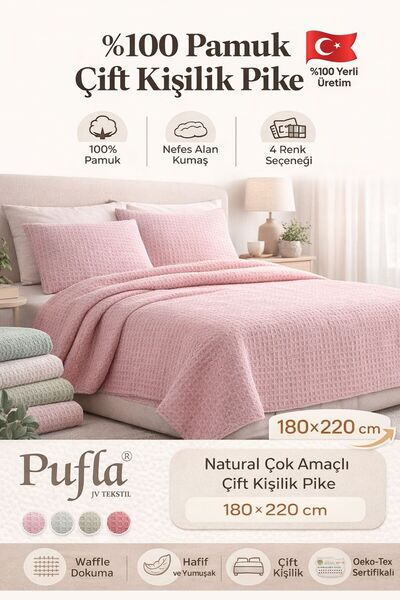pufla Natural Çok Amaçlı Çift Kişilik Pike