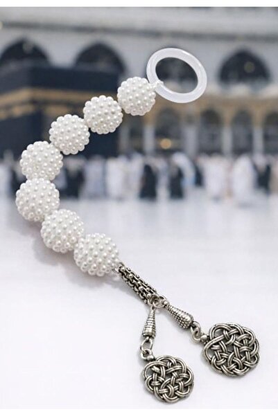 hilalay TAVAF TESBİHİ AKİK YÜZÜKLÜ İNCi BONCUK