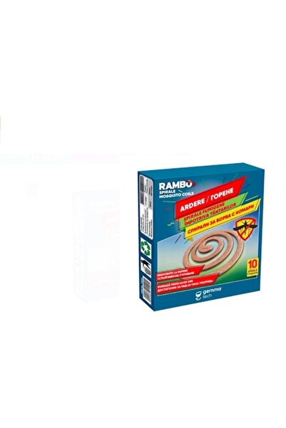 JACQUELINE Set de 10 spirale repelante împotriva țânțarilor Rambo