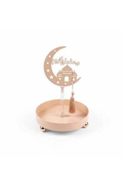 Generic Decorative Date Holder in Crescent and Mosque Shape - Luxurious Ramad...