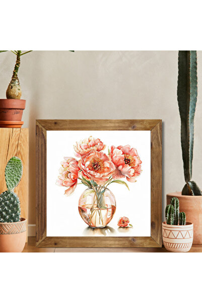 Tuba Decor Square Painting with Wooden Frame