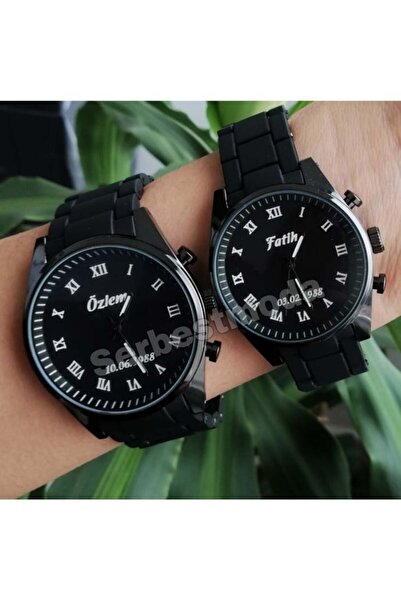 serbestmoda Sevgiliye Hediye Kişiye Özel İsimli Kol Saati Sevgili Saatleri Çi...