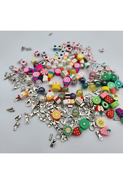 Megslife Takı Yapım Seti – Figürlü , Harf Boncuk, İnci ve Akrilik Boncuklar +...