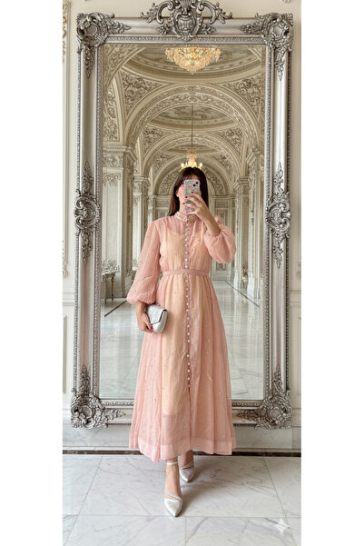 Lili MUHTEŞEM İTHAL ELBİSE TAŞ DETAYLI