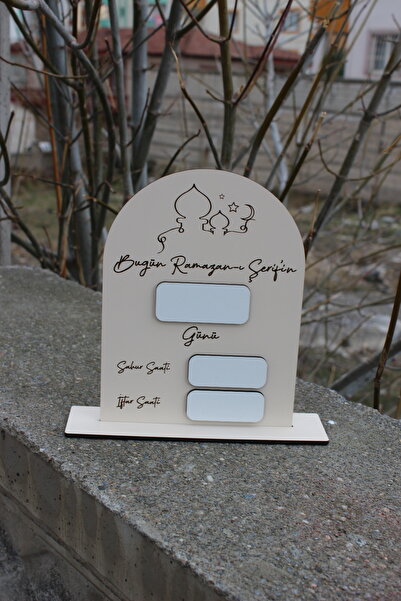 şeyma lazer Ramazan Ayı Sahur İftar Saati Panosu