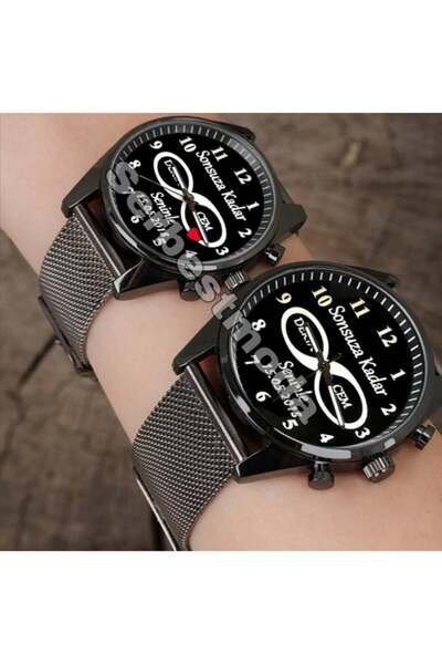 serbestmoda Sevgiliye Hediye Kişiye Özel İsimli Kol Saati Sevgili Saatleri Çi...