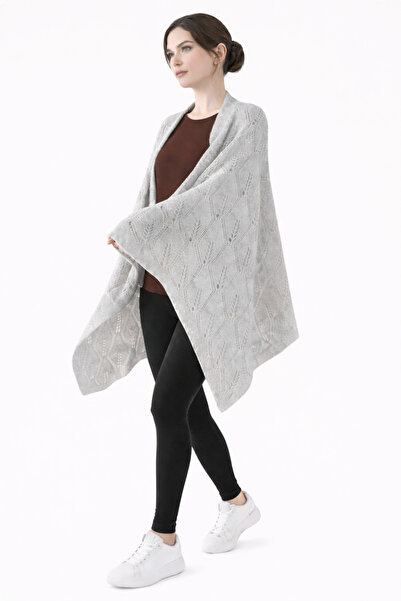 Loov Women's Openwork Patterned Soft Hot Shawl