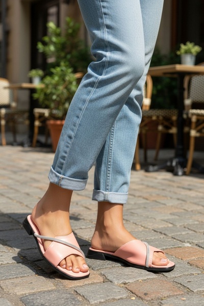 Modafırsat Women's Daily Slippers Stylish Orthopedic Summer Home Beach Vacati...