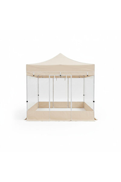 asbayrak Portatif Gazebo Çadır 3×3 m | Şeffaf Kış Bahçesi | Çelik İskelet | K...