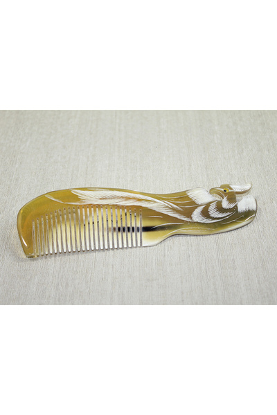 MEVAFA Bone Peacock Comb