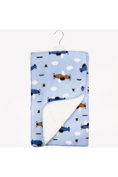 thesecret desire Uçak Desenli Welsoft Bebek Battaniyesi