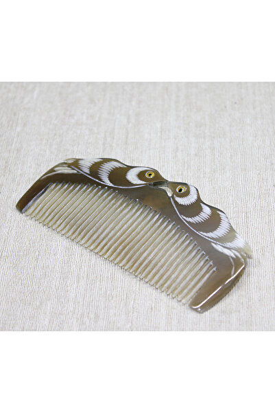 MEVAFA Bone Peacock Comb