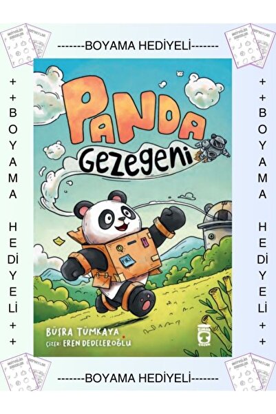Timaş Yayınları Boyamalı - Panda Gezegeni - Büşra Tümkaya