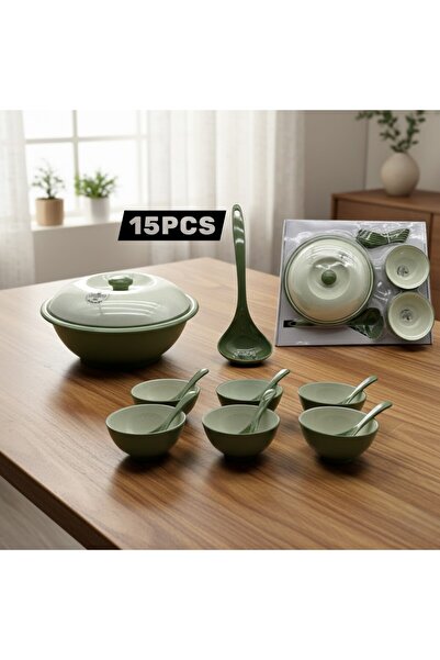 Generic 15-piece melamine drink set – healthy, elegant, and practical.