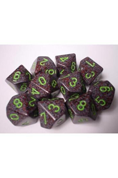 Chessex Speckled Polyhedral Ten d10 Set - Earth