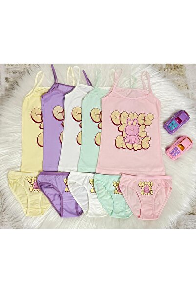 İntimate SET DE 5 CHILOȚI SPORT PENTRU FETE, 100% BUMBAC
