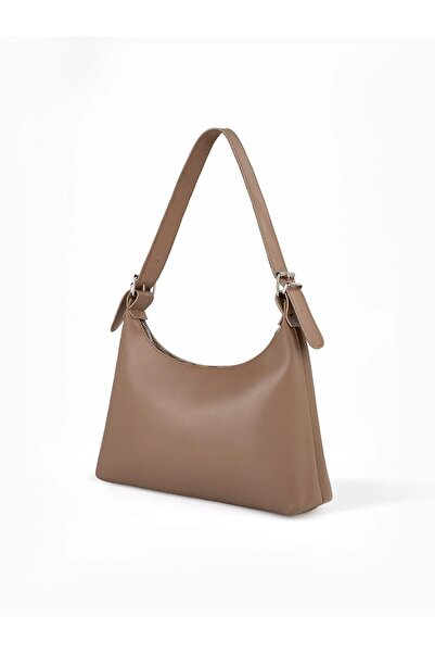 Beshora Veronica Dark Beige Women's Adjustable Strap Hand and Shoulder Bag