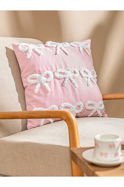 LC Waikiki Sparkling Choices from Shining Store Bowknot Printed Cushion Cover...