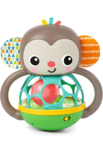Bright Starts لعبة الخشخيشة الموسيقية المضيئة من جراب آند جيجل مونكي