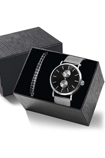serbestmoda Erkek Kol Saati Erkeğe Sevgiliye Hediye Saat ve Bileklik Doğum Gü...