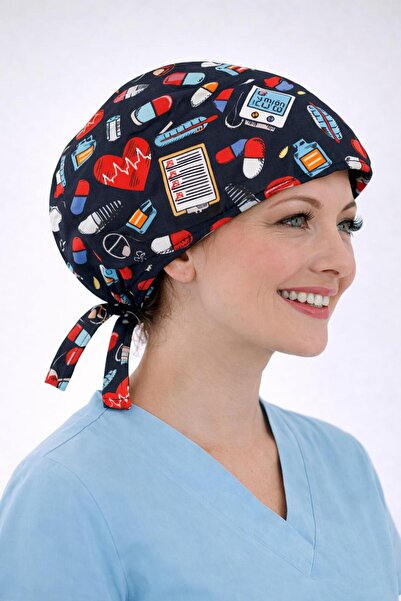 Dr. Mitra Cerrahi Bone Medikal Doktor Hemşire Hastane Bonesi Unisex -Laci Reç...