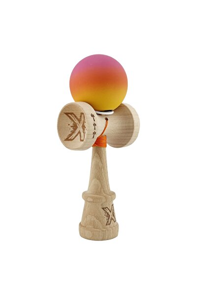 Crocodileskids Kendama X Originala, Profesionala, Leski, Rubber Grip, din Lem...