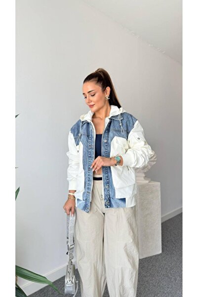 KUN SPORTSWEAR Vintage Denim Piece Trend Design Jacket Oversize