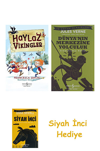 TÜRKİYE İŞ BANKASI KÜLTÜR YAYINLARI Haylaz Vikingler + Dünyanın Merkezine Yol...