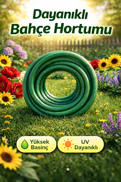 GenelTedarik Kırılmaz Esnek Bahçe Sulama Hortumu – Örgülü, Dayanıklı & Yüksek...
