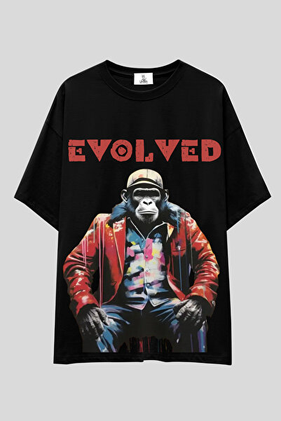 UmbraWear Tricou oversize îmbunătățit |   Tricou unisex cu imprimeu tematic E...