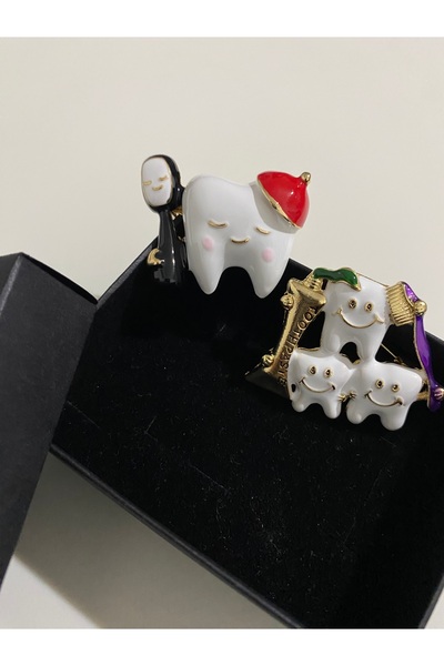 PULİNİN DÜKKANI DOKTOR, HEMŞİRE, ÖĞRETMEN, DİŞÇİ, RESSAM 2'Lİ MESLEK BROŞLARI...