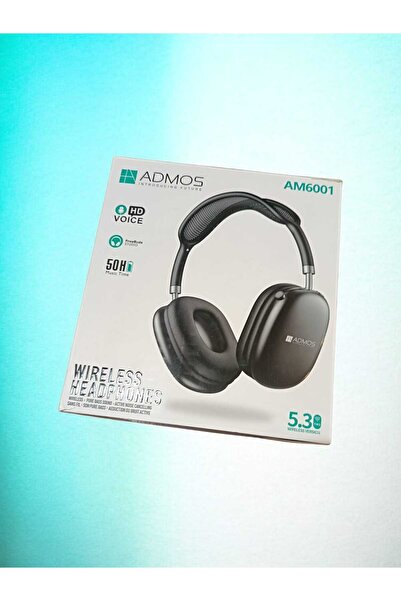 ADMOS The AM6001 wireless headphones, model ADMOS, feature powerful performance.