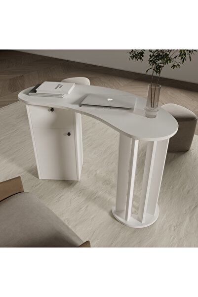 klubeconcept HÜNKÂR Mimari Kavisli Ofis Masası Çalışma Masası 150 cm