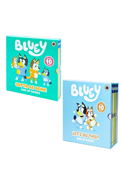 bluey Hai să facem asta! Și trebuie făcut! Set cutie colecție de 20 de cărți