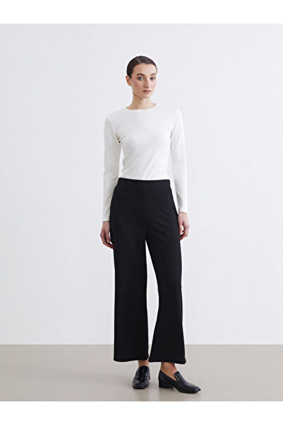 LC Waikiki Rmz Gi̇yi̇m Farkiyla Women's Wide Leg Pants with Drawstring Waist