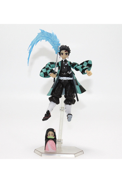 TTT Anime Demon Slayer Tanjiro Figure 14 cm |   Keychain – a Practical and St...